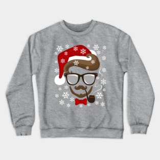 Hipster Holiday Crewneck Sweatshirt